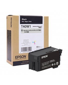 Tinta T40W1 Epson Negra Para Impresoras Epson Sure Color SC-T2170 SC-T3170 SC-T3170M SC-T5170 SC-T5170M