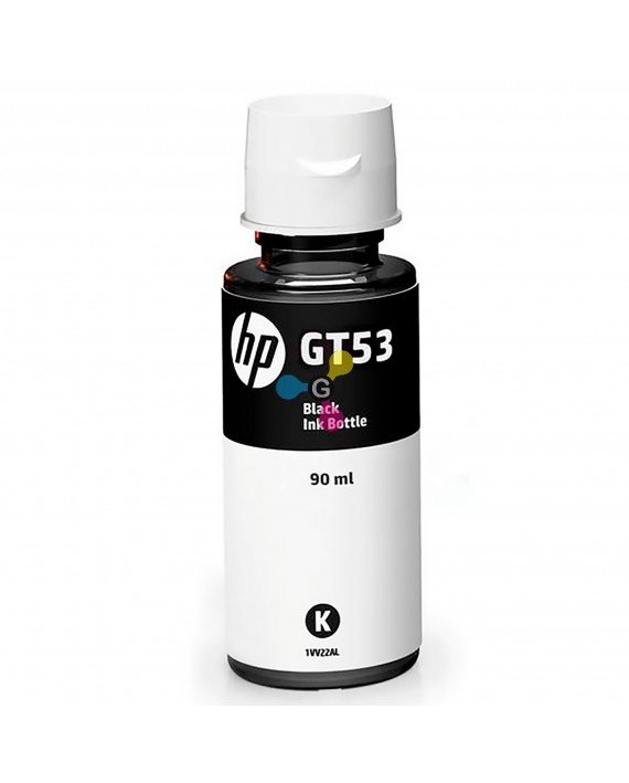 Tinta GT53 HP Negra Para Impresoras HP Smart Tank 400 415 500 520 530 600 700 720 6000 7000 X1 Unidad