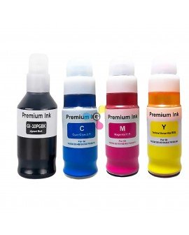 Tinta GI10 Genérica Compatible con Impresoras Pixma G5010 G5011 G6010 G6011 G7010 GM2010 X4 Unidades
