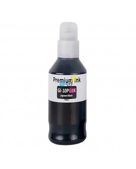 Tinta GI10 Genérica Negra Compatible con Impresoras Canon Pixma G5010 G5011 G6010 GM2011 GM4010 GM6010 X1 Unidad