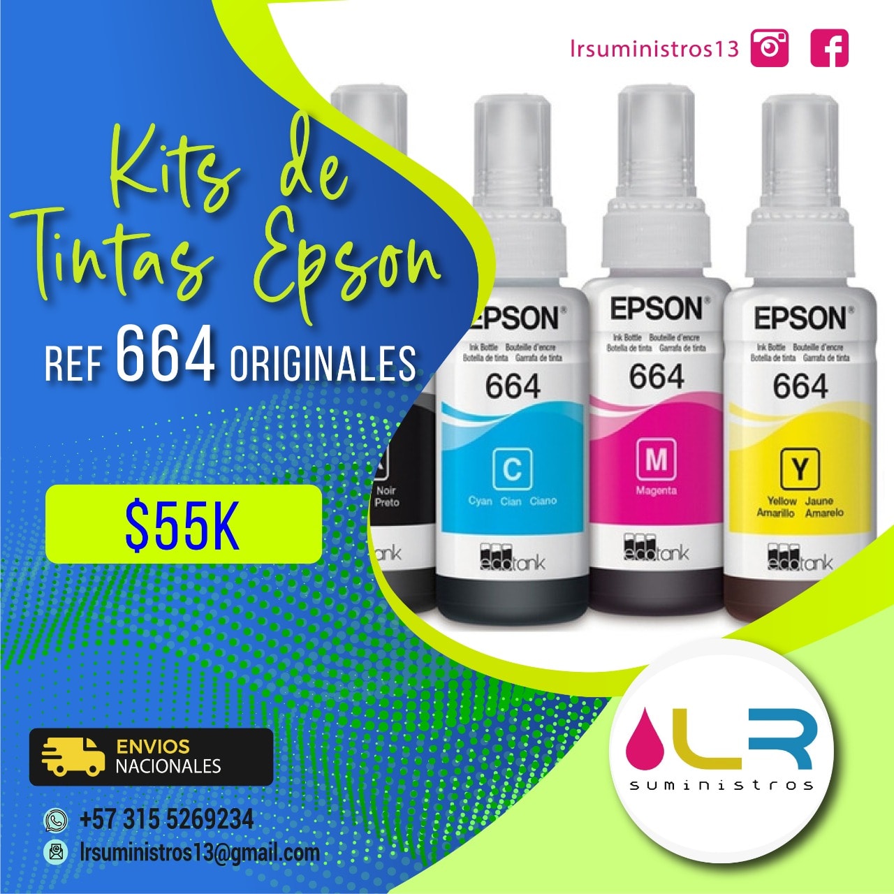 kit de tintas epson